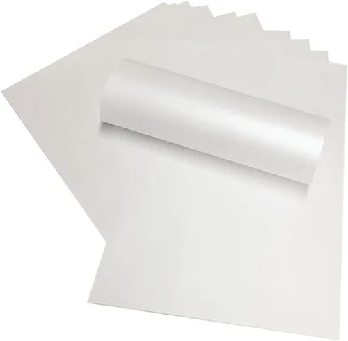 Miniatura 3 de Syntego Papel de álbum de recortes nacarado de 12 x 12 pulgadas, decorativo, 4.23 oz/m², doble cara (azul bebé)