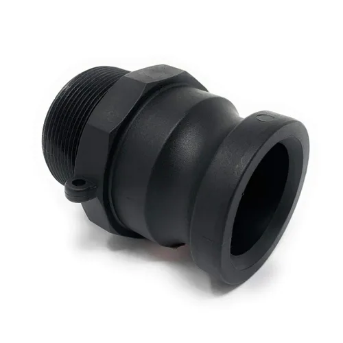 Miniatura 4 de Gloxco Polipropileno tipo F leva y ranura de montaje, adaptador Camlock macho de 2" x 2" macho NPT (CAM-20-F-PP)