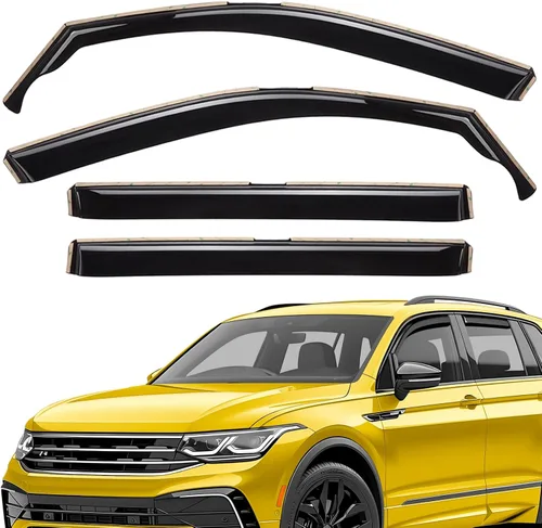 Miniatura 16 de Deflectores de ventana extra duraderos en el canal, protectores de lluvia aptos para Lexus GX 2010-2023, viseras solares, ventilación de viento
