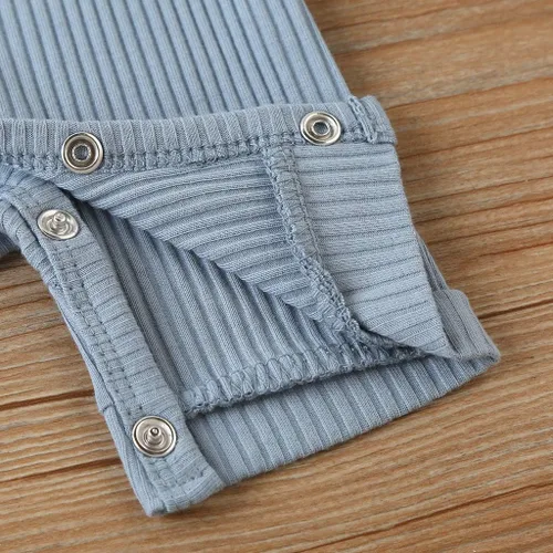 Miniatura 7 de Kuriozud Mameluco de una pieza para recién nacido, unisex, con botones, para bebé y niña