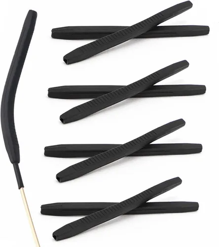 Puntas de extremo para gafas, retenedores de lentes elásticos antideslizantes de silicona, patillas de repuesto para gafas, piezas de calcetín para