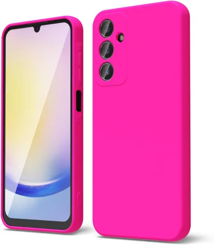 Miniatura 156 de oakxco Funda para teléfono Samsung Galaxy A12 con agarre de silicona líquida, linda delgada fina suave cubierta de gel de goma TPU lisa para mujeres