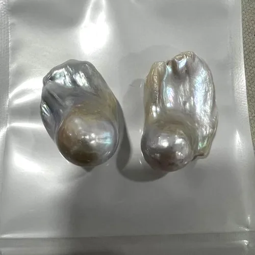 Miniatura 4 de LE SKY 2 unids perlas barrocas sin agujero natural cultivado agua dulce irregular perla perla original para la fabricación de joyas