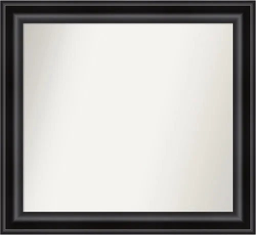 Miniatura 113 de Amanti Art Espejo personalizado, espejo de baño negro puente, espejo de pared o espejo de tocador de baño sobre el fregadero (26 x 26 pulgadas)