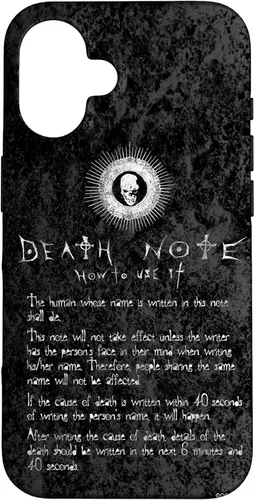 Miniatura 30 de Funda para iPhone 12/12 Pro Death Note Cómo usarlo