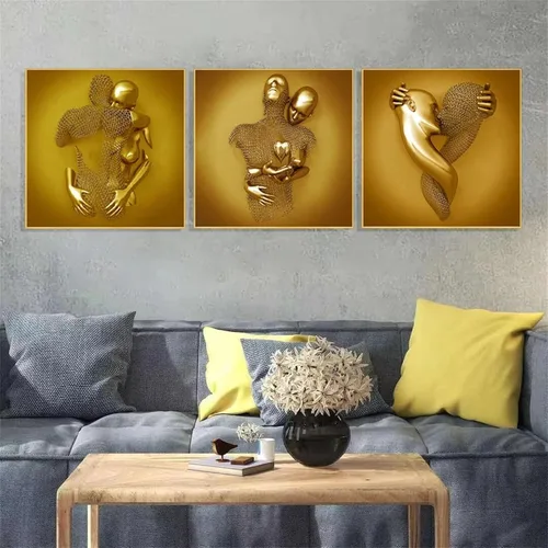 Miniatura 8 de Lienzo decorativo para pared para dormitorio, 16 x 20 pulgadas, póster de pintura romántica para pareja en blanco y negro, para abrazar a