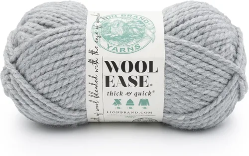 Miniatura 109 de Lion Brand Yarn - Ovillo de lana Wool-Ease Thick & Quick color fuerza aérea