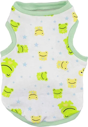 Miniatura 12 de Camisa para perros pequeños, lindas camisetas de algodón suave sin mangas para perros pequeños, gatos, chaleco para perritos, camiseta de Chihuahua