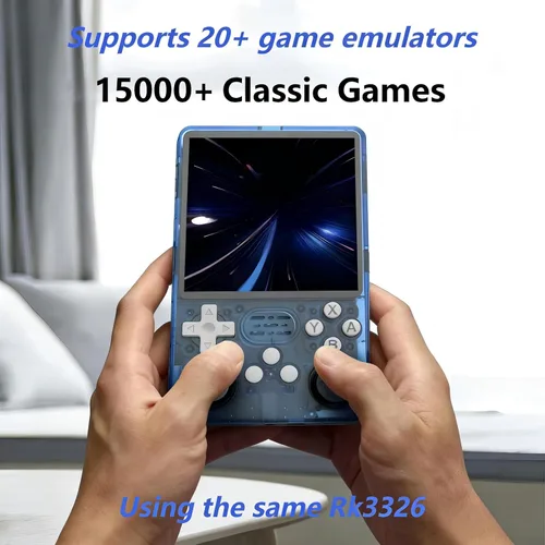 Miniatura 4 de R36plus - Consola de juegos portátil, consola de juegos retro portátil con pantalla IPS de 4.0 pulgadas, 64 GB, más de 15000 juegos preinstalados