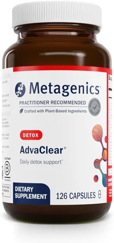 Miniatura 8 de Metagenics AdvaClear - Soporte diario de desintoxicación con vitaminas B, zinc y ácido pantoténico, apoya la salud hepática e inmunológica* - Sin