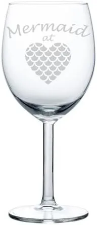 Miniatura 3 de Copa de vino cáliz de corazón de sirena, Glass