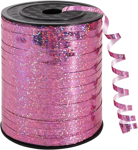 Miniatura 15 de BEISHIDA Cinta Plateada Rizada Ondulada de 500 Yardas, Cuerda para Globos, Rollo Metálico Brillante para Cinta de Envolver Regalos para Fiestas