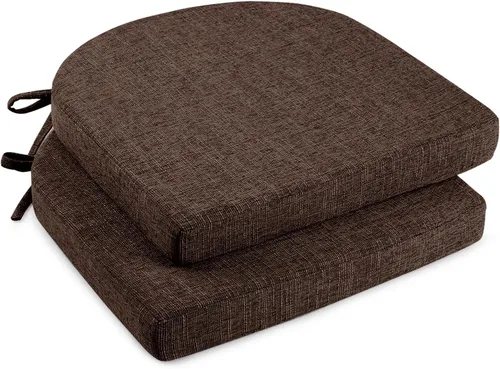 Miniatura 24 de downluxe Cojines para sillas de interior para sillas de comedor, almohadillas de espuma texturizadas suaves y cómodas para sillas de cocina