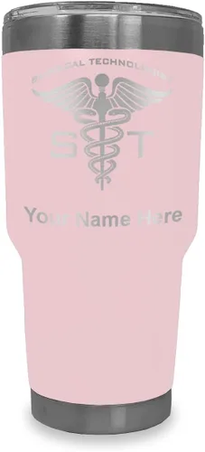 Miniatura 24 de LaserGram Vaso aislado al vacío de 20 onzas, ST Surgical Technologist, grabado personalizado incluido (gris)