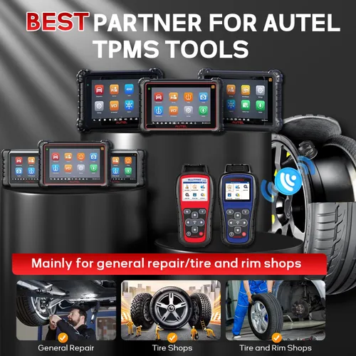 Miniatura 7 de Autel Sensores TPMS, 40 unidades, sensor MX-2 en 1, 315 MHz+433 MHz, sensores TPMS universales a presión de nivel OE, programables por Autel TPMS