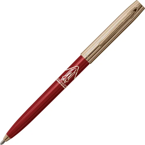 Miniatura 7 de Fisher Bolígrafo espacial negro y dorado con impresión Cap-O-Matic, bolígrafo presurizado, escribe boca abajo y en temperaturas extremas, tinta