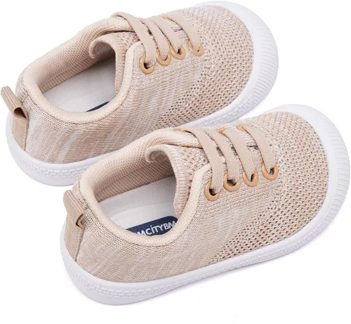 Miniatura 136 de BMCiTYBM Zapatos de bebé para niños y niñas, zapatos para caminar para niños pequeños, zapatos ligeros antideslizantes para 6, 9, 12, 18, 24 meses