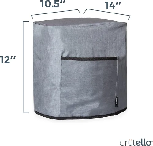 Miniatura 3 de Crutello Funda para freidora de aire con bolsillos de almacenamiento para freidoras de 2.8 a 4.8 cuartos de galón, se adapta a varias marcas