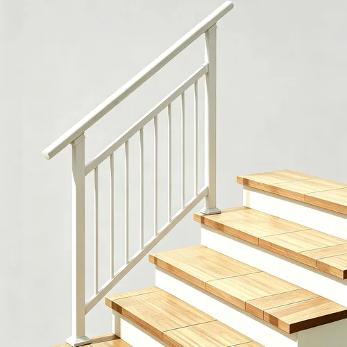 Miniatura 12 de Barandillas de mano para escalones al aire libre, pasamanos de escalera de 2 escalones y barandilla de escalera interior, barandillas Metty Metal