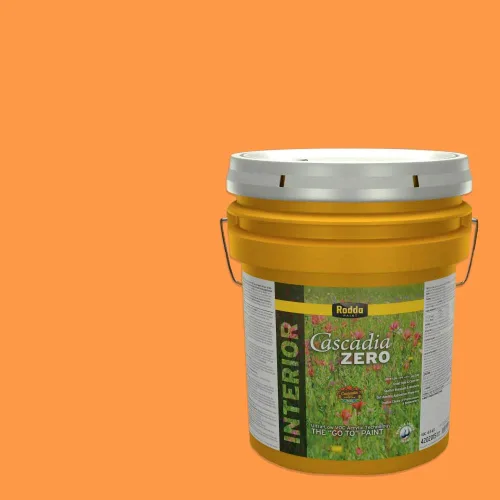 Miniatura 162 de Rodda Paint CASCADIA ZERO - Pintura plana e imprimación para interiores en uno, cuarto de galón, crema de ballet