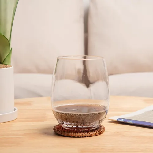 Miniatura 4 de KX-WARE Copas de vino acrílicas irrompibles de 18 onzas sin tallo, juego de 4 unidades transparentes