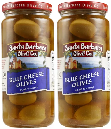 Miniatura 14 de Aceitunas Rellenas de Queso Feta Santa Barbara 10 oz, Paquete de 2