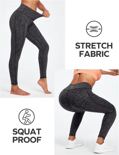 Miniatura 48 de Ewedoos - Leggings con bolsillos para mujer, de talle alto, pantalones de yoga, pantalones de entrenamiento, con levantamiento de glúteos