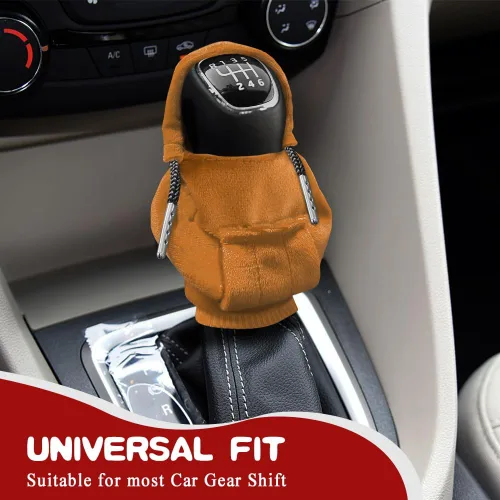 Miniatura 3 de 2 fundas para pomos de palanca de cambios de automóvil, funda para palanca de cambios de automóvil, funda con capucha para palanca de cambios