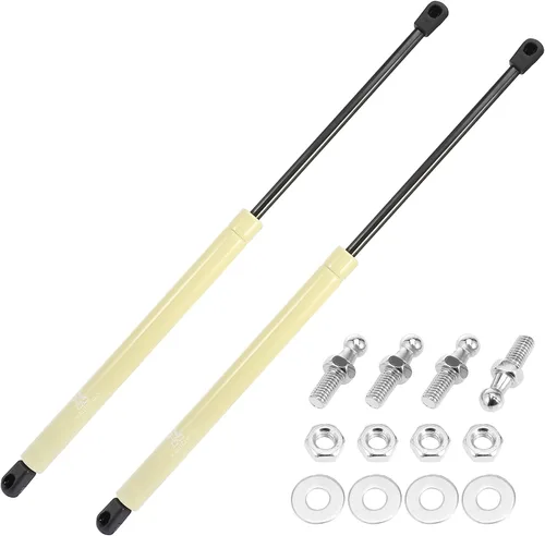 Miniatura 9 de X AUTOHAUX 2 unids 20 pulgadas 100 libras negro universal gas resorte amortiguador soportes de gas para RV coche barco