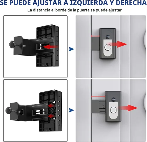 Miniatura 5 de KIMILAR Soporte Antirrobo para Timbre de Video Compatible con Timbre de Video Inalámbrico Ring/Blink, Accesorios de Soporte de Montaje Ajustable