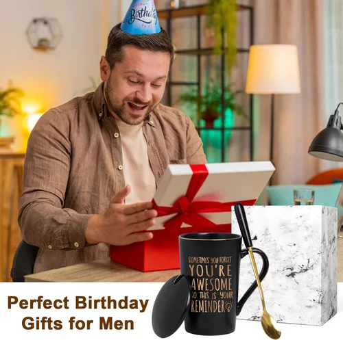 Miniatura 3 de Maustic Regalos de cumpleaños para hombres y mujeres, tazas de café para hombres, regalos de cumpleaños para mejores amigos, regalo