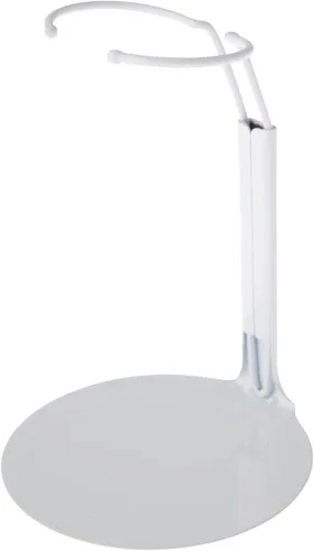 Plymor DSP-4175W - Soporte para muñecas ajustable blanco, se adapta a muñecas o figuras de acción de 7, 7.5, 8, 8.5 y 9 pulgadas, la cintura es de