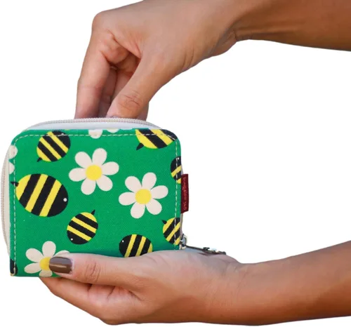 Miniatura 5 de bungalow 360 Billetera vegana, Bumble Bee, Billetera estilo Billetera
