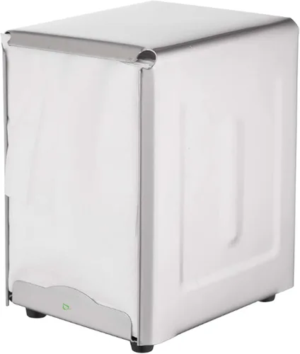 Servilletas dispensadoras de plegado bajo, 1 capa, 3 1/2 x 5 pulgadas, 800 unidades blancas, repuesto de servilleta dispensadora, servilletas de uso