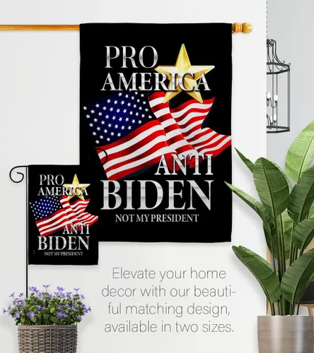 Miniatura 8 de Pro America - Paquete de bandera anti-Biden House de Estados Unidos, presidente político demócrata, fiesta de té republicana de Estados Unidos