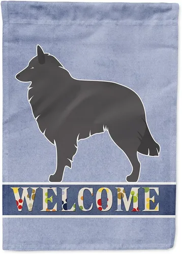 Miniatura 91 de Caroline's Treasures BB8334GF AIDI Bandera de jardín para perro de montaña del Atlas, bandera de buzón azul, bandera decorativa para patio exterior