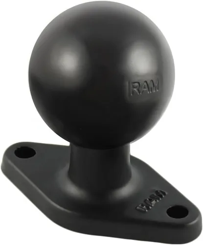 RAM Mounts - Adaptador de placa de diamante con patrón de agujeros AMPS, base de bola de tamaño C de 1.5 pulgadas para soportes de dispositivos e