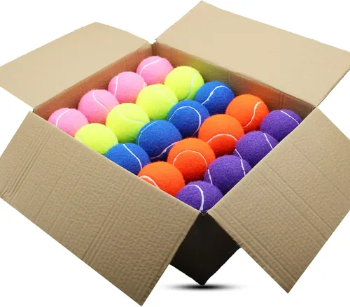SHYUJAJIE Pelotas de tenis, paquete de 40 pelotas de entrenamiento de tenis, pelotas de tenis de alta elasticidad para principiantes, pelotas de