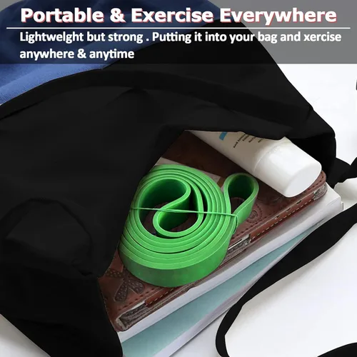 Miniatura 5 de DASKING Bandas de resistencia de látex natural, bandas elásticas de fitness para estiramiento corporal, banda de asistencia para dominadas
