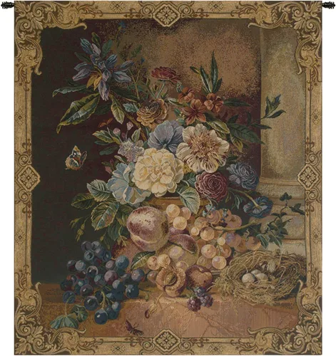 Miniatura 9 de Charlotte Home Furnishings - Tapiz italiano rojo con uvas para colgar en la pared, 39 x 26 pulgadas, algodón/viscosa/poliéster
