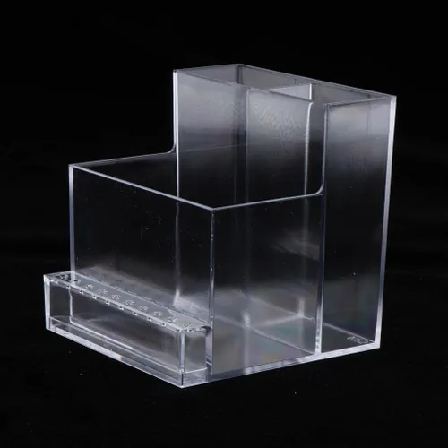 Miniatura 9 de F Fityle Soporte para brocas de uñas de 13 agujeros, organizador de manicura, altura: 4.1 in; ancho: 10,5/4,1 pulgadas; longitud inferior: 3.8