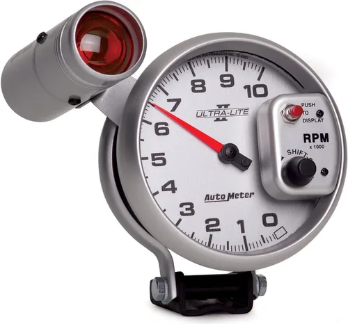 Miniatura 3 de Auto Meter 4999 Ultra-Lite II 5" 10000 RPM Pedestal Mount Shift-Lite Tacómetro