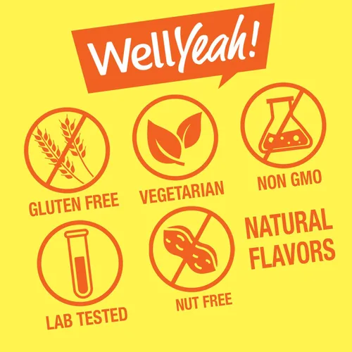 Miniatura 6 de WellYeah Gomitas de zinc de 50 mg (paquete de 2) – Apoya la función inmune saludable y la salud antioxidante – Sabor natural de bayas – Sin gluten
