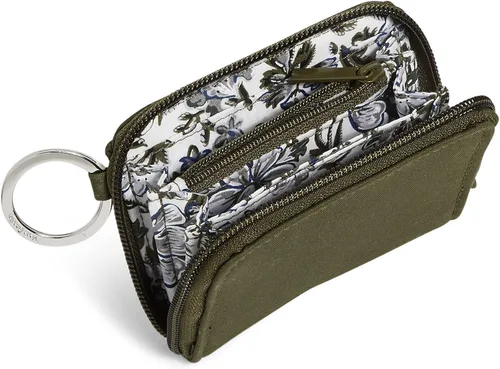 Miniatura 2 de Vera Bradley Cartera pequeña de algodón con cremallera para mujer con protección RFID
