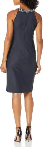 Miniatura 2 de Alex Evenings Vestido corto con cuello halter elástico para mujer