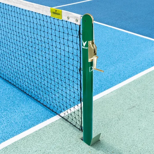 Miniatura 7 de Vermont Postes de pickleball Tamaño reglamentario, postes de acero resistentes a la intemperie con enchufes de tierra opcionales, solo postes