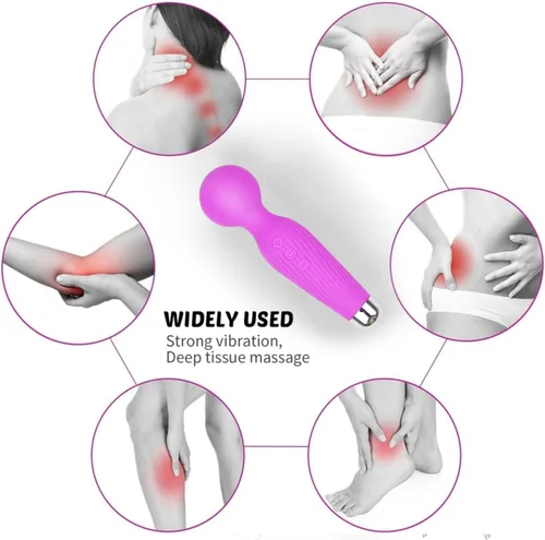 Miniatura 7 de Masajeador de espalda de mano pequeño inalámbrico para aliviar la tensión muscular de todo el cuerpo y promover la relajación, masajeador muscular