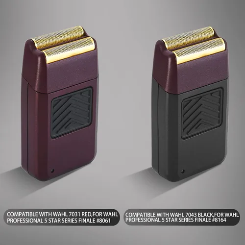 Miniatura 2 de Paquete de 2 láminas de repuesto para afeitadora profesional serie 5 Star Finale y barra de cortadora compatible con cabezales de repuesto Wahl