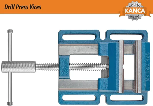Miniatura 4 de Kanca Herramientas manuales de 4 pulgadas de bajo perfil tornillo DRL-100 preferido por artesanos y maquinistas para taladrar, roscar escariado