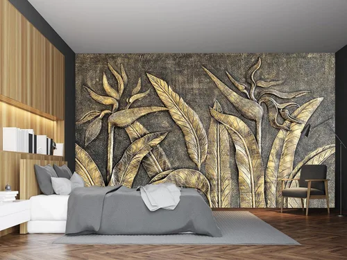 Miniatura 16 de Mural de pared de picos de montaña y bosque para dormitorio, sala de estar, papel tapiz para decoración 158" x 110" (no autoadhesivo)